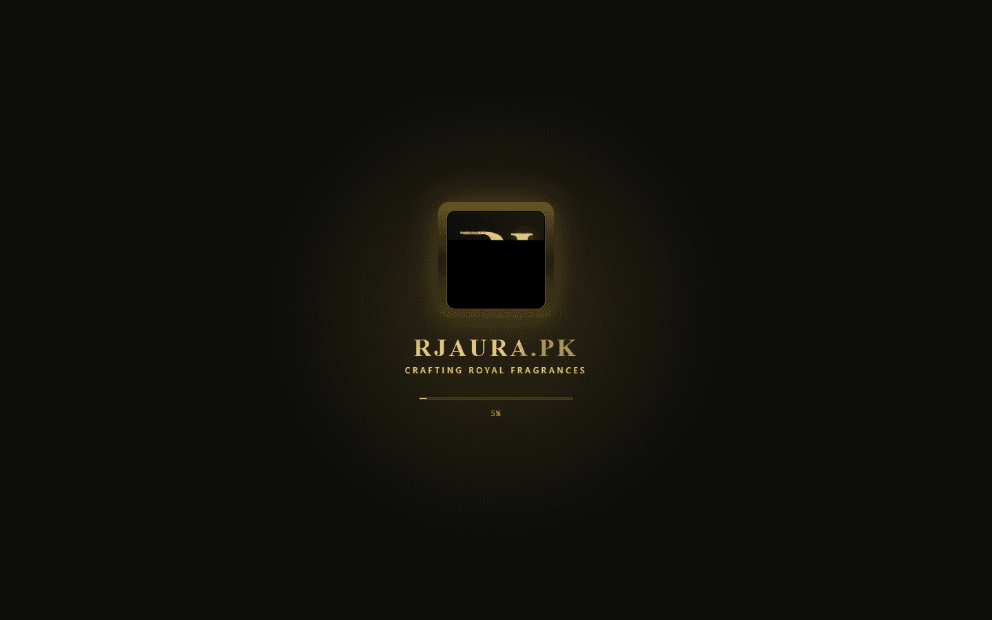 RJAura website landing page screenshot